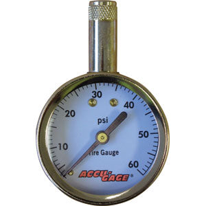 Accu-Gage Standard 0-60PSI - Straight Chuck | Isl