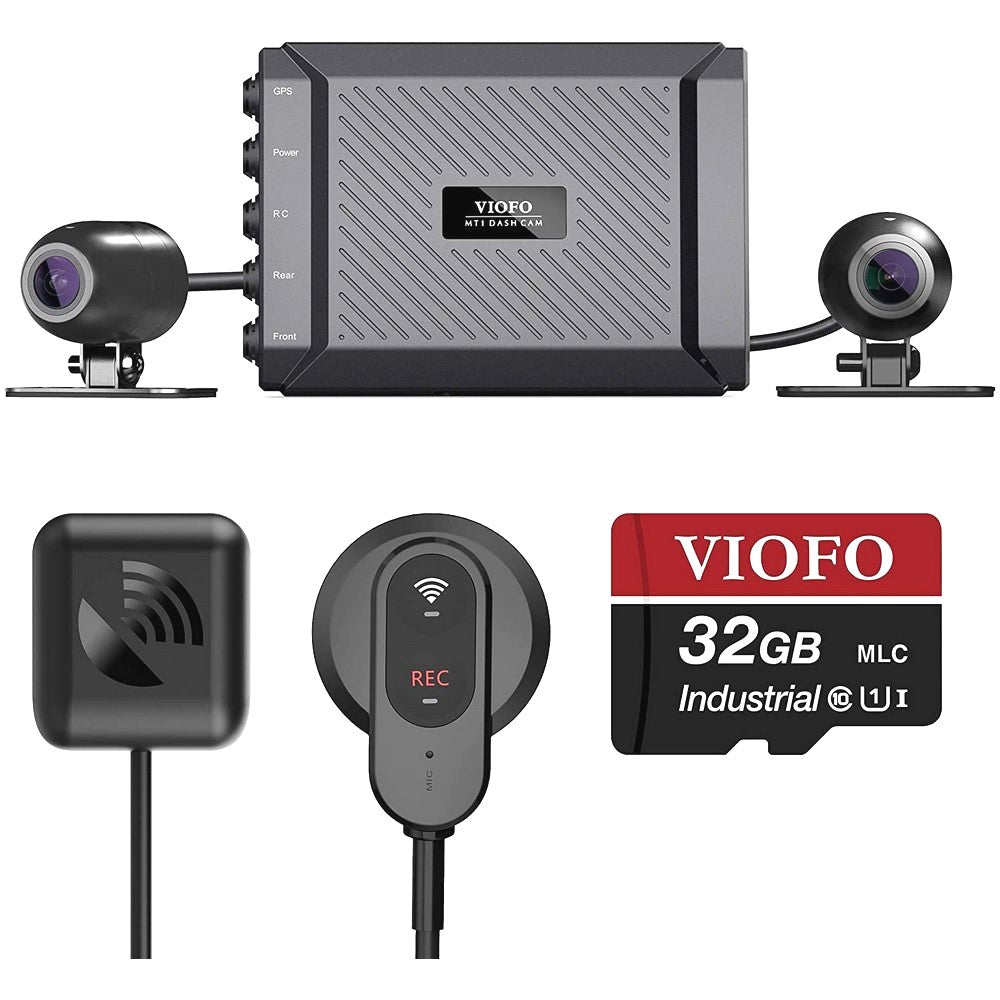 Viofo 1080p Motorcycle Dashcam Dual Channel F/R Wifi + Gps | Formula