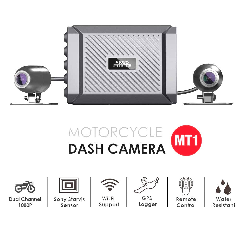Viofo 1080p Motorcycle Dashcam Dual Channel F/R Wifi + Gps | Formula