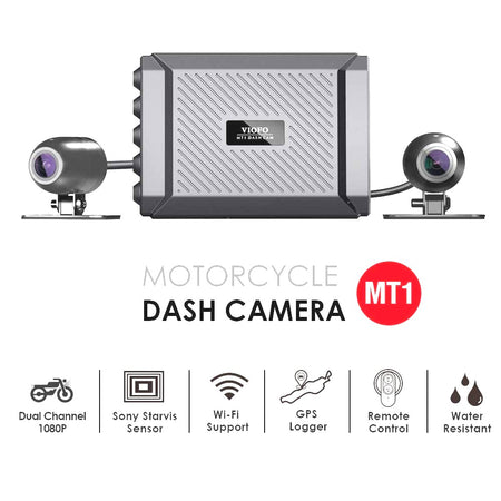Viofo 1080p Motorcycle Dashcam Dual Channel F/R Wifi + Gps | Formula