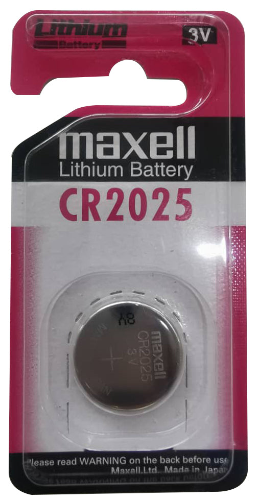 Maxell Lithium Battery Cr2025 3v Single Blister Pack | Formula