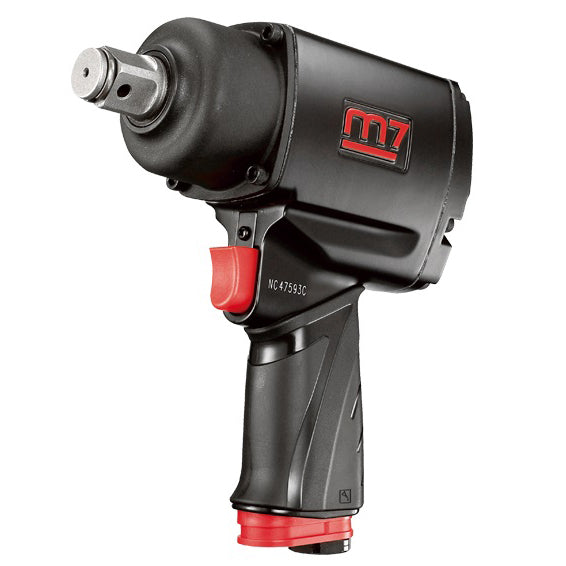 M7 Air Impact Wrench 3/4" Drive Twin Hammer Quiet 1200ft