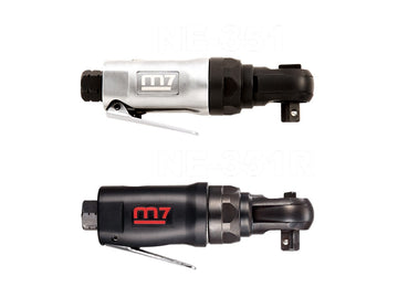 M7 mini air ratchet wrench with 3/8 inch square drive and forward reverse valve