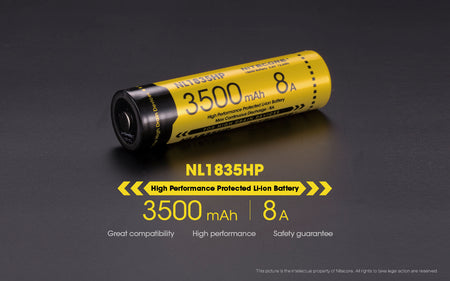 Nitecore Li-Ion Rechargeable Battery (3500mah) | Formula
