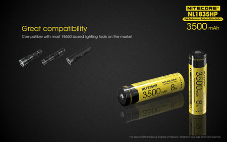 Nitecore Li-Ion Rechargeable Battery (3500mah) | Formula