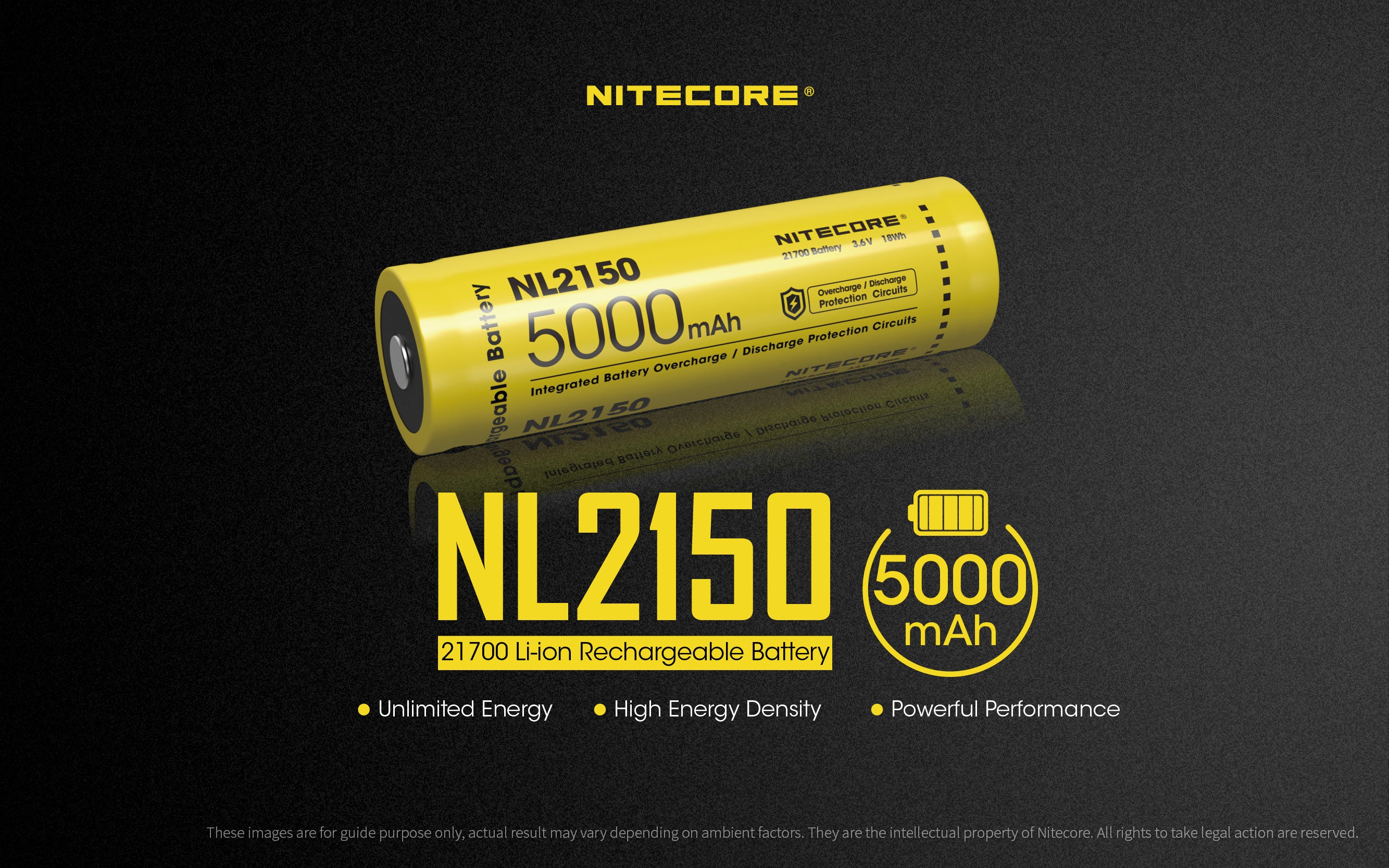 Nitecore 5000mah Rechargeable Li-Ion Battery | Formula