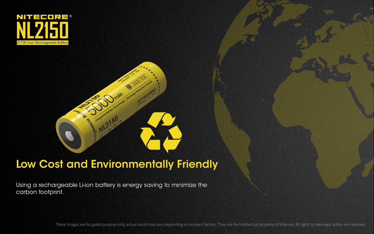 Nitecore 5000mah Rechargeable Li-Ion Battery | Formula