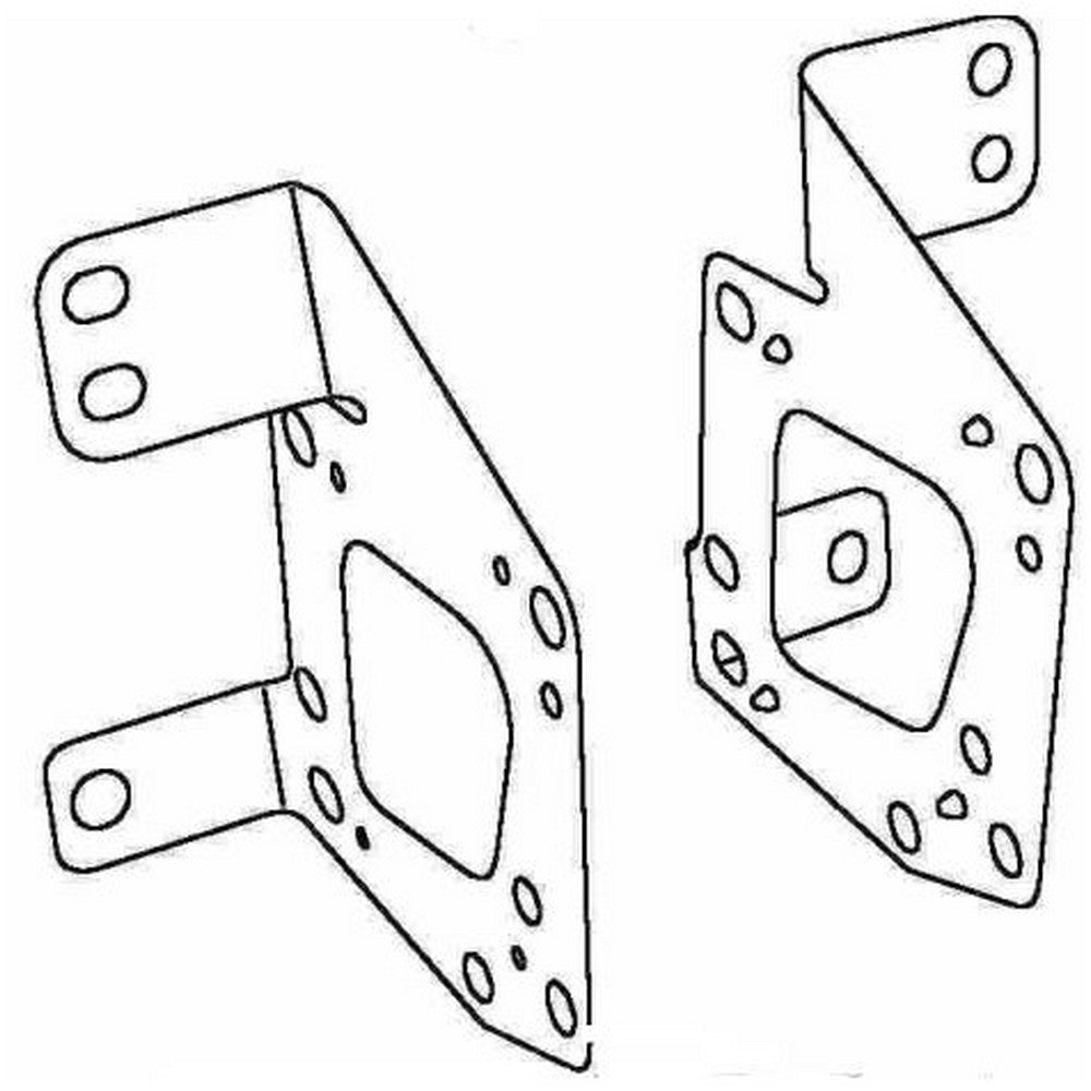 Radio Brackets Toyota Will (V1) 2001/00 > 12/01 Side Mount Bkts. | Formula