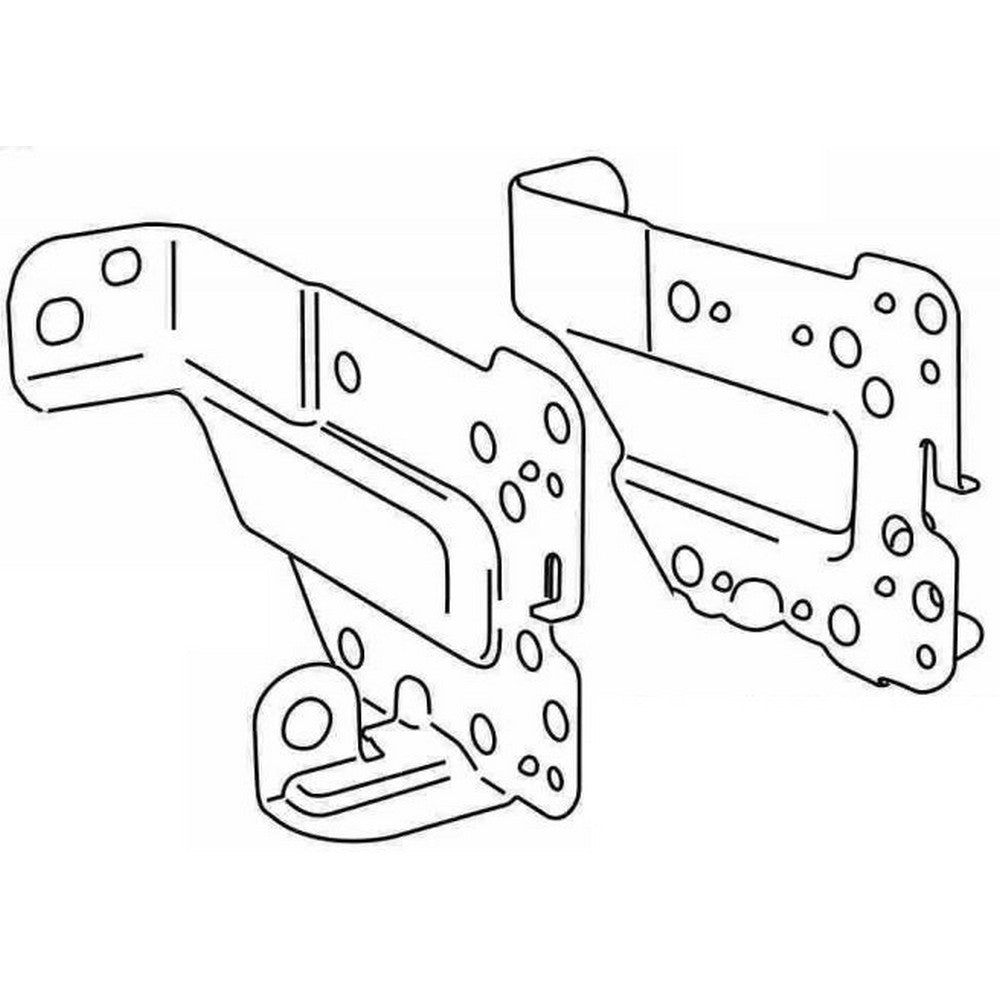 Radio Brackets Toyota Ractis (Ncp100) 2005 2010 Lhrh Engineers
