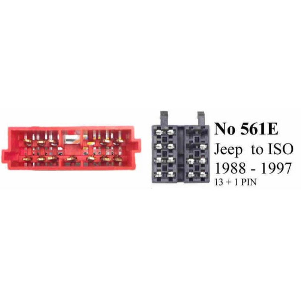 Car Stereo Harness Jeep Cherokee/Wrangler 1988 - 1997 (2 Plugs 13+1) | Formula