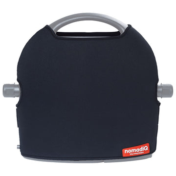 NomadiQ BBQ Pouch in black neoprene with back strap