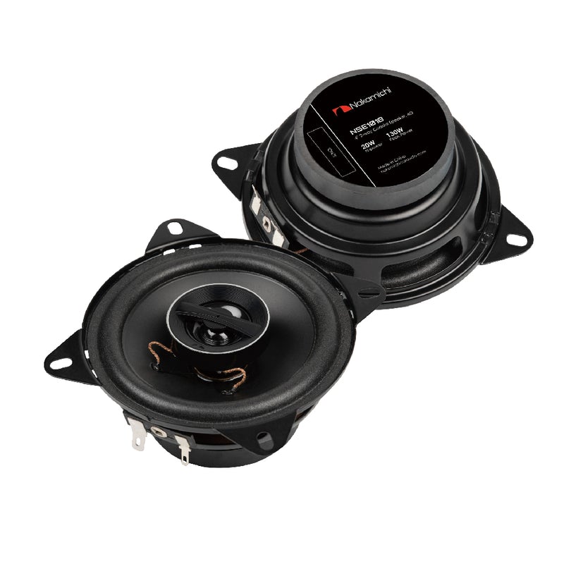 Nakamichi 4" 2 Way Coaxial Speakers Pair 130w | Formula