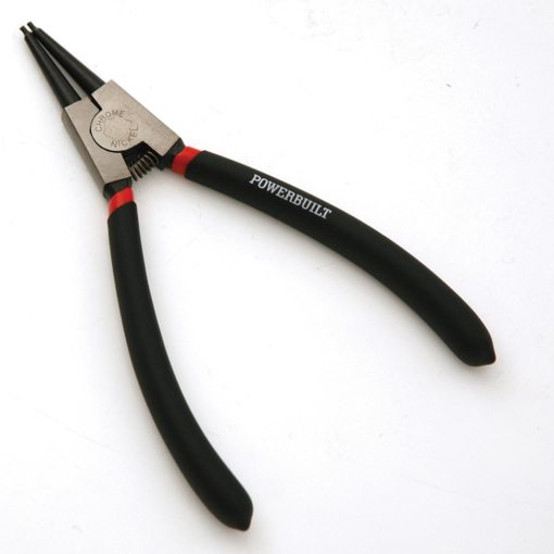 Powerbuilt 175mm/7″  Straight Nose External Circlip Plier