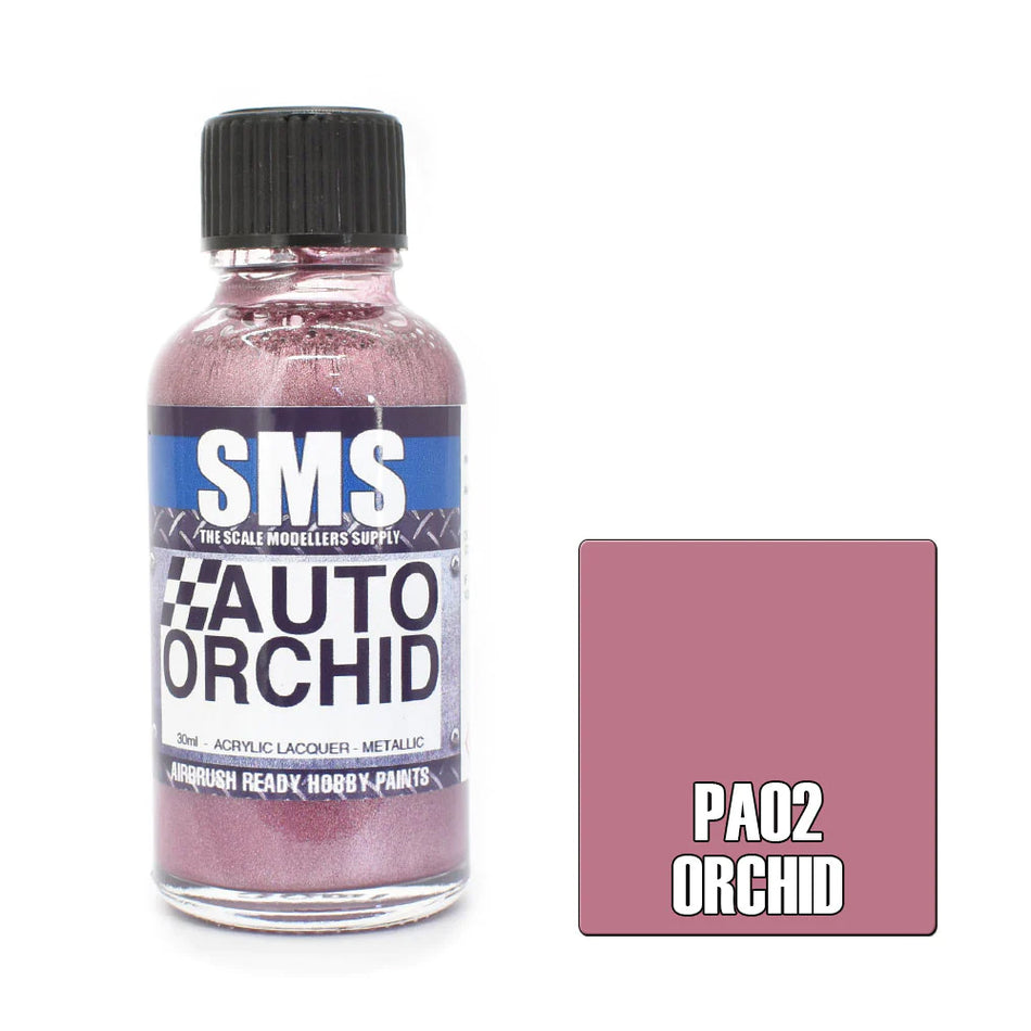 Airbrush Paint 30ml Auto Colour Orchid Scale Modellers Supply | Formula