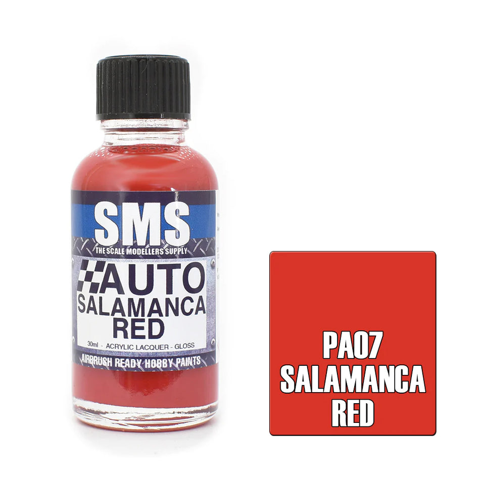 Airbrush Paint 30ml Auto Colour Salamanca Red Scale Modellers Supply | Formula