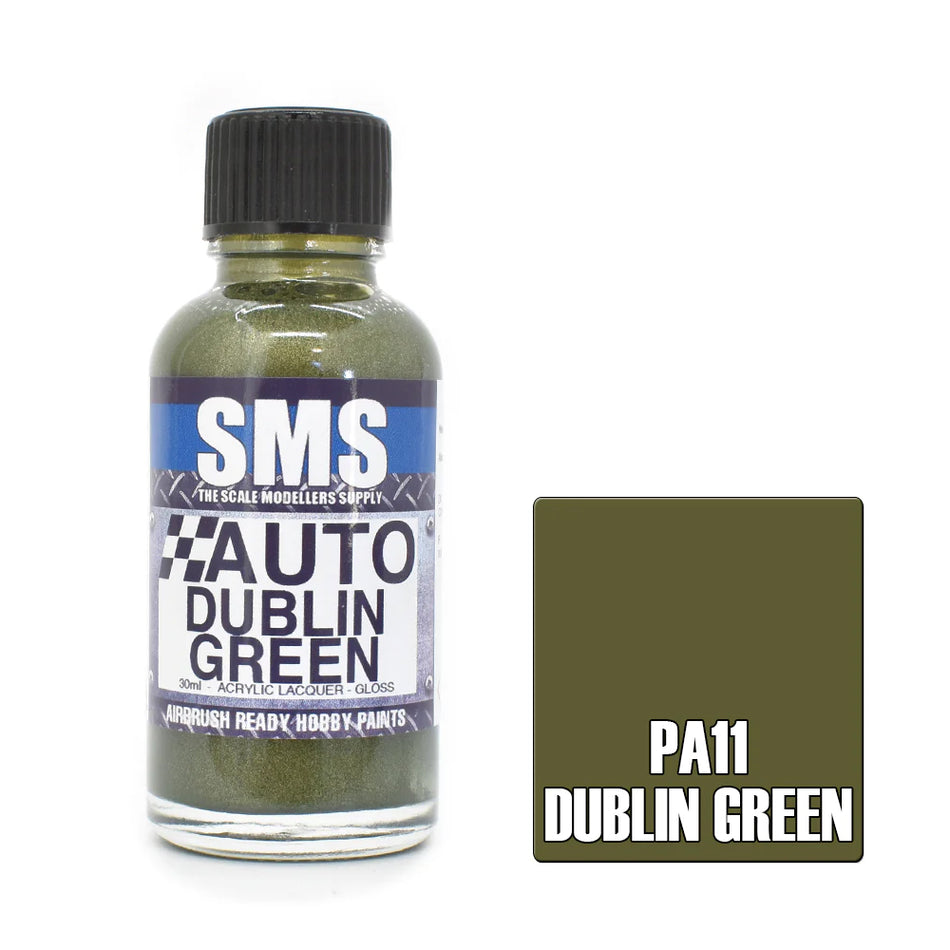 Airbrush Paint 30ml Auto Dublin Green Scale Modellers Supply | Formula