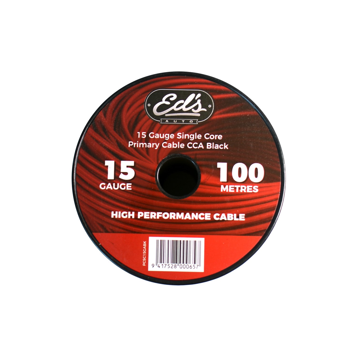 Eds 15 Gauge Single Core Primary Cable Cca 100m Black | Formula