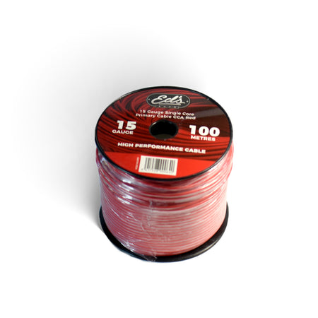 Eds 15 Gauge Single Core Primary Cable Cca 100m Red | Formula