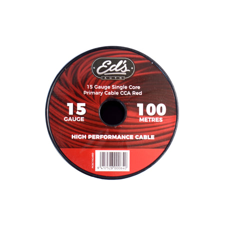 Eds 15 Gauge Single Core Primary Cable Cca 100m Red | Formula