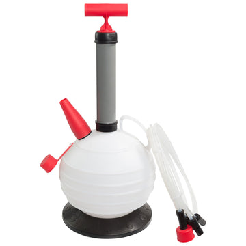 ProEquip 6 litre manual oil and fluid extractor with pump handle and probe hoses