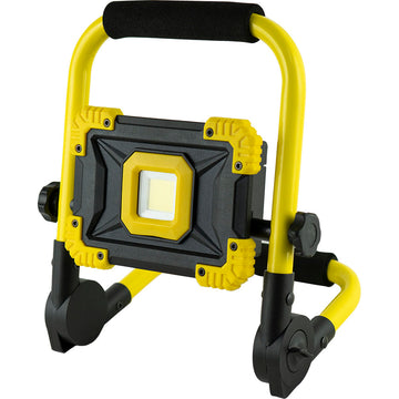 ProEquip portable LED work light with 360-degree adjustable head and USB charging cable