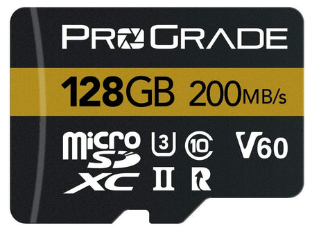 Prograde Digital Micro Sdxc Gold Uhs-Ii 128gb R250mb/S W130mb/S V60 | Formula