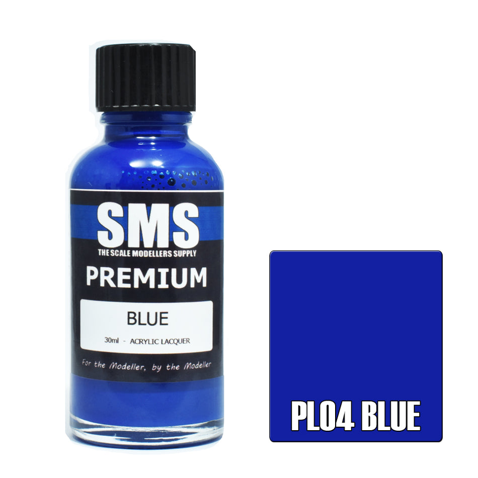 Airbrush Paint 30ml Premium Blue Acrylic Lacquer Scale Modellers Supply | Formula
