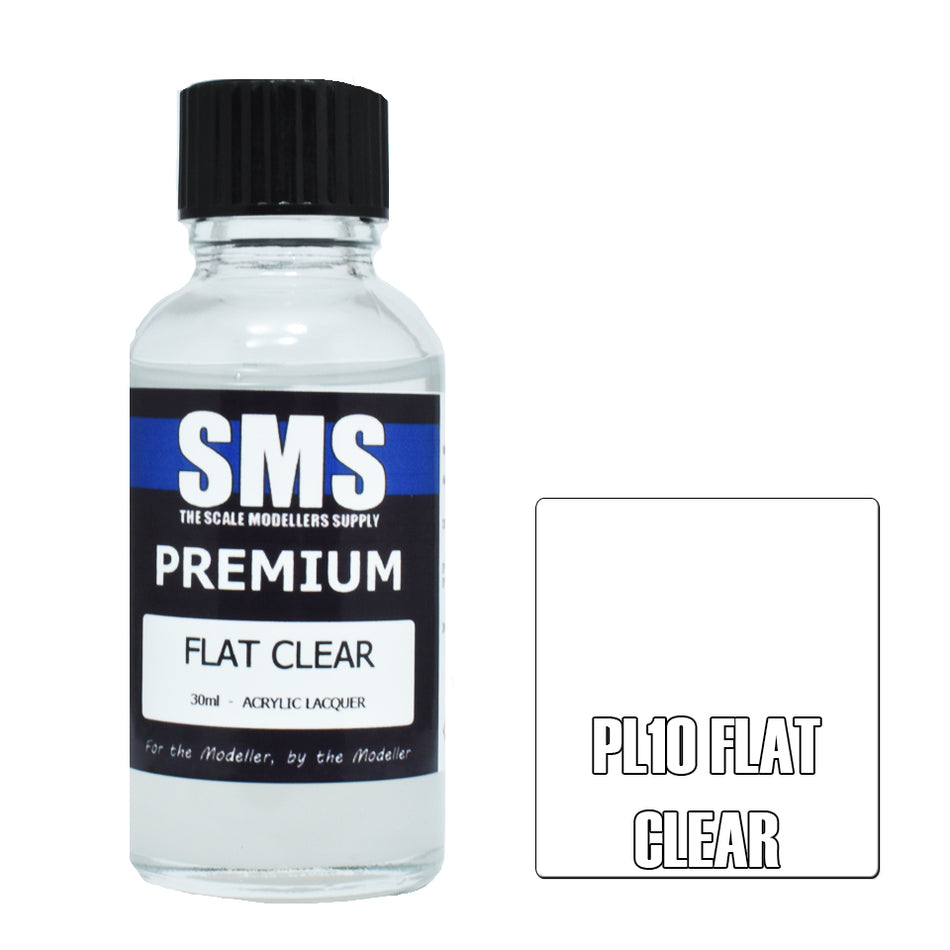 Airbrush Paint 30ml Premium Flat Clear Acrylic Lacquer Scale Modellers Supply | Formula