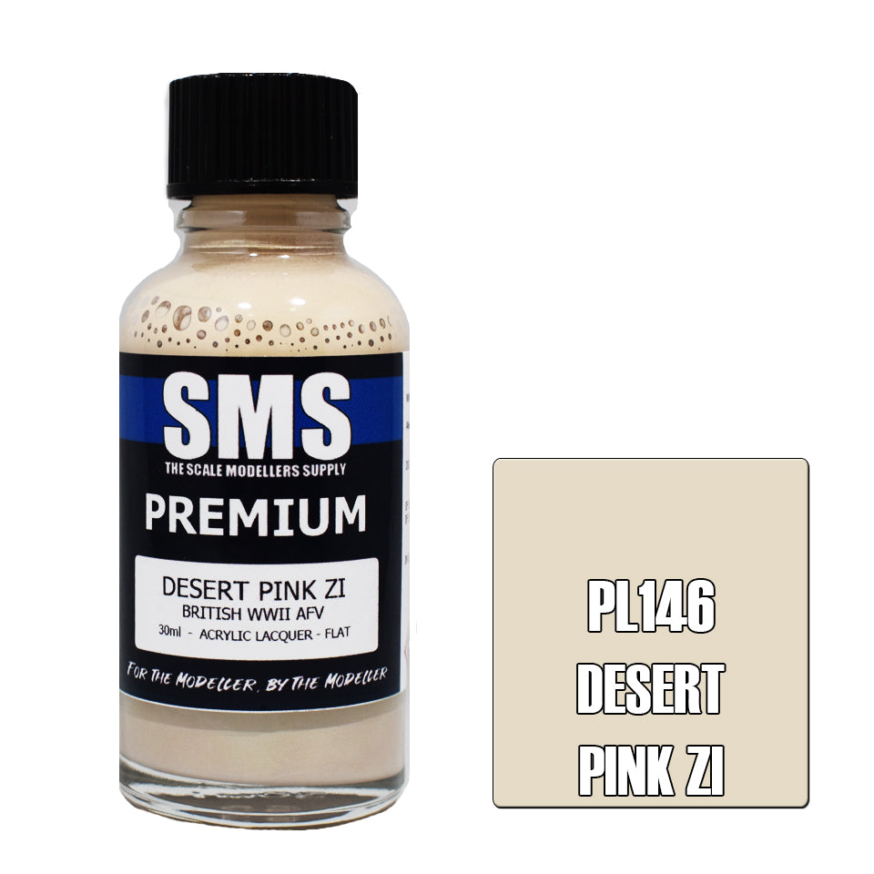 Air Brush Paint 30ml Premium Desert Pink Zi Acrylic Lacquer Scale Modellers Supply | Formula