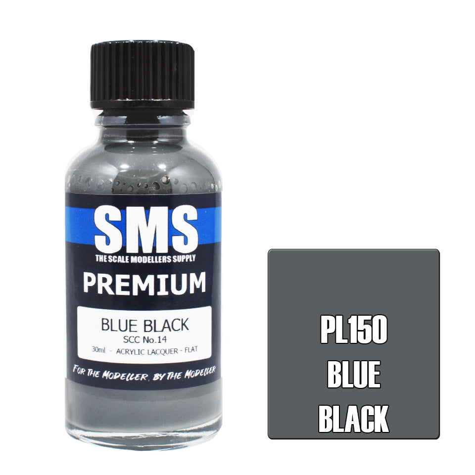 Air Brush Paint 30ml Premium Blue Black Scc No.14 Acrylic Lacquer Scale Modellers Supply | Formula