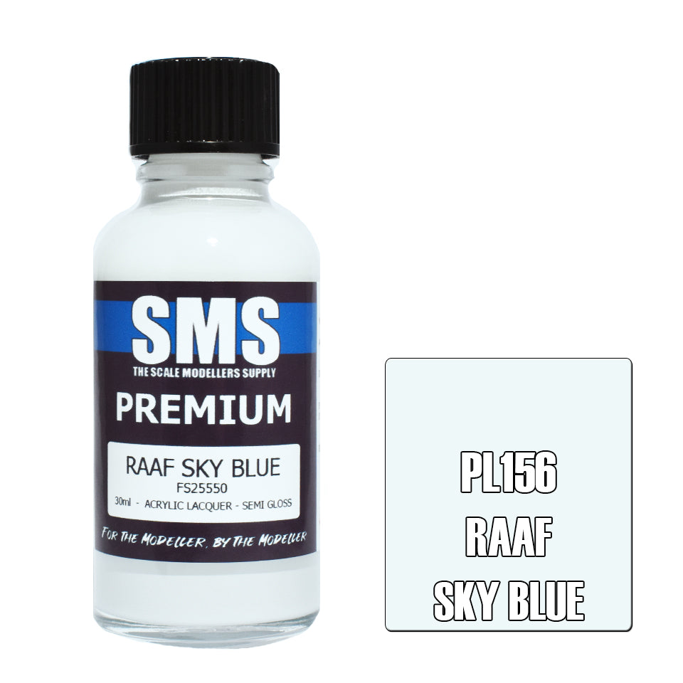 Air Brush Paint 30ml Premium Raaf Sky Blue Acrylic Lacquer Scale Modellers Supply | Formula