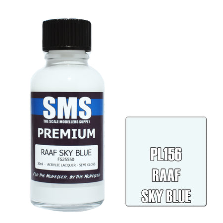 Air Brush Paint 30ml Premium Raaf Sky Blue Acrylic Lacquer Scale Modellers Supply | Formula