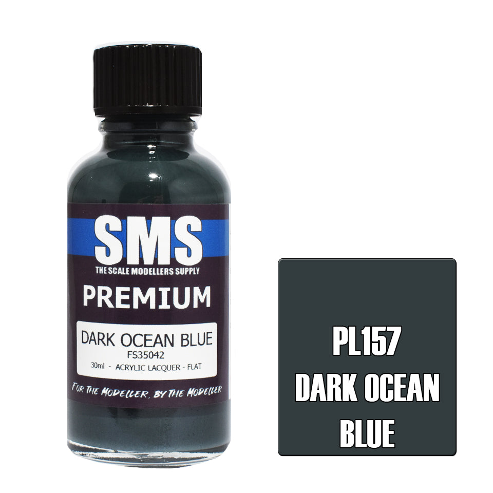 Air Brush Paint 30ml Premium Dark Ocean Blue Acrylic Lacquer Scale Modellers Supply | Formula