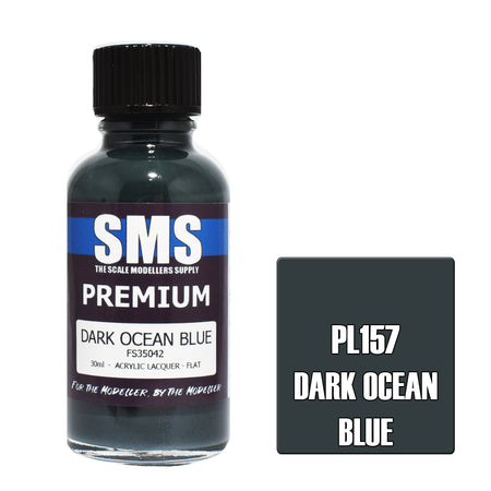 Air Brush Paint 30ml Premium Dark Ocean Blue Acrylic Lacquer Scale Modellers Supply | Formula