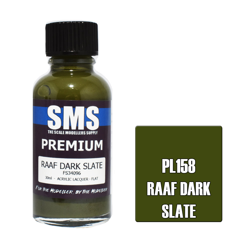 Air Brush Paint 30ml Premium Raaf Dark Slate Acrylic Lacquer Scale Modellers Supply | Formula
