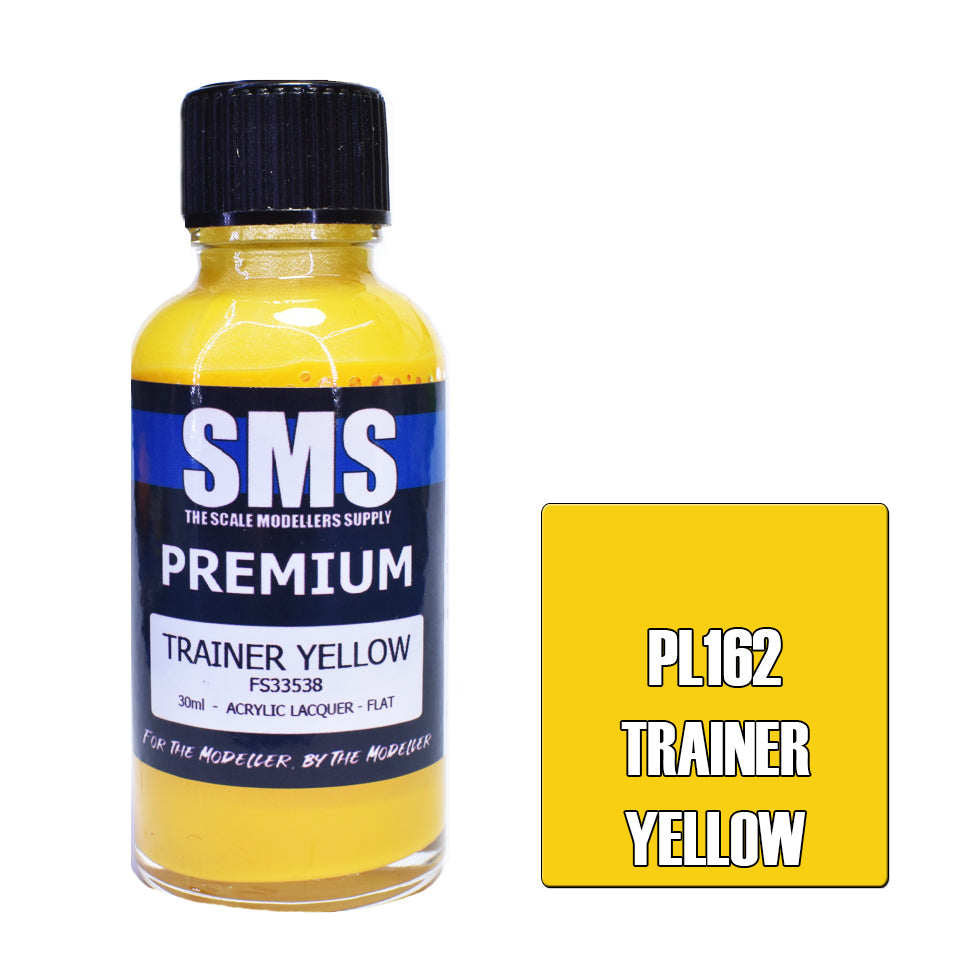 Air Brush Paint 30ml Premium Trainer Yellow Acrylic Lacquer Scale Modellers Supply | Formula
