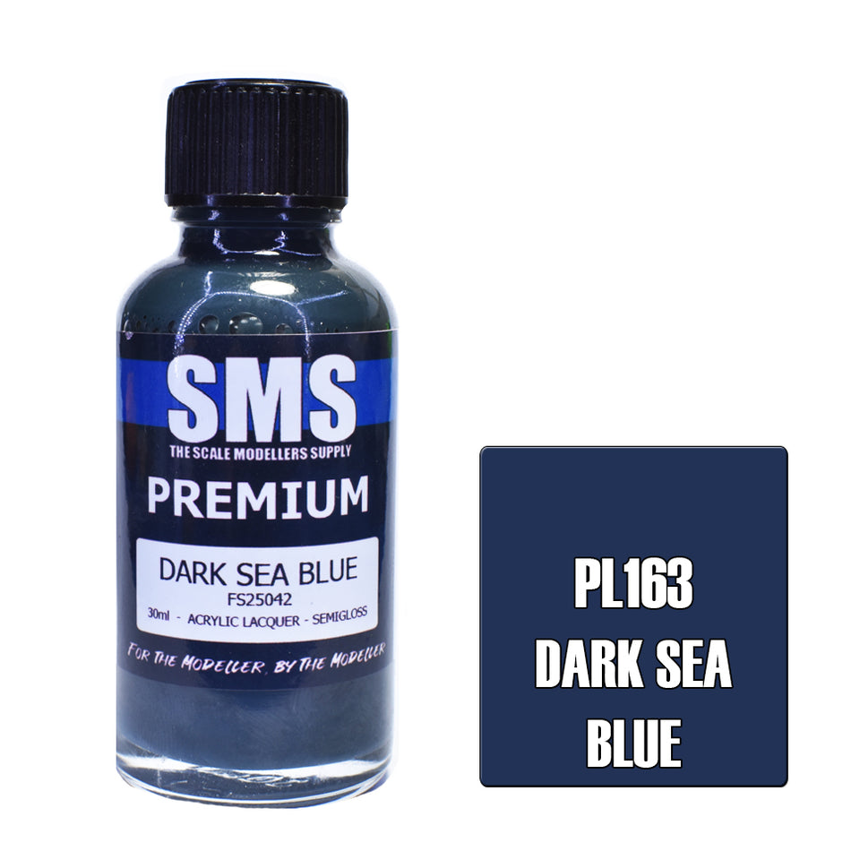 Air Brush Paint 30ml Premium Dark Sea Blue Acrylic Lacquer Scale Modellers Supply | Formula