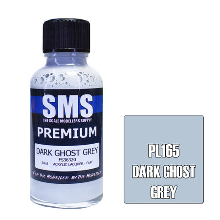 Air Brush Paint 30ml Premium Dark Ghost Grey Acrylic Lacquer Scale Modellers Supply | Formula