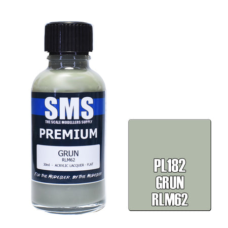 Air Brush Paint 30ml Premium Grun Rlm62 Acrylic Lacquer Scale Modellers Supply | Formula