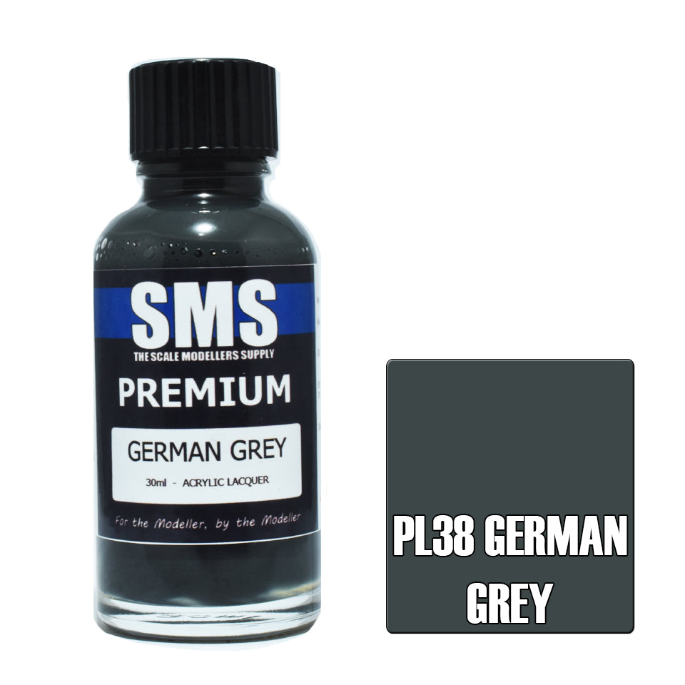 Air Brush Paint 30ml Premium German Grey Acrylic Lacquer Scale Modellers Supply | Formula