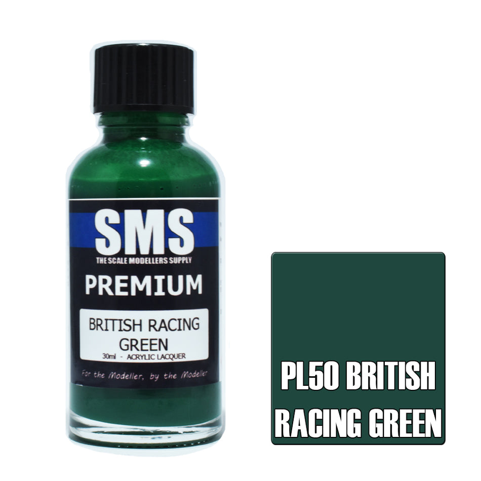 Airbrush Paint 30ml Premium British Racing Green Acrylic Lacquer Scale Modellers Supply | Formula