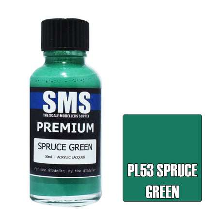 Airbrush Paint 30ml Premium Spruce Green Acrylic Lacquer Scale Modellers Supply | Formula