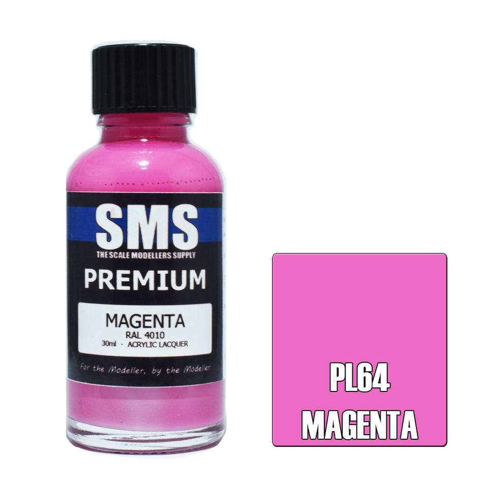 Airbrush Paint 30ml Premium Magenta Acrylic Lacquer Scale Modellers Supply | Formula