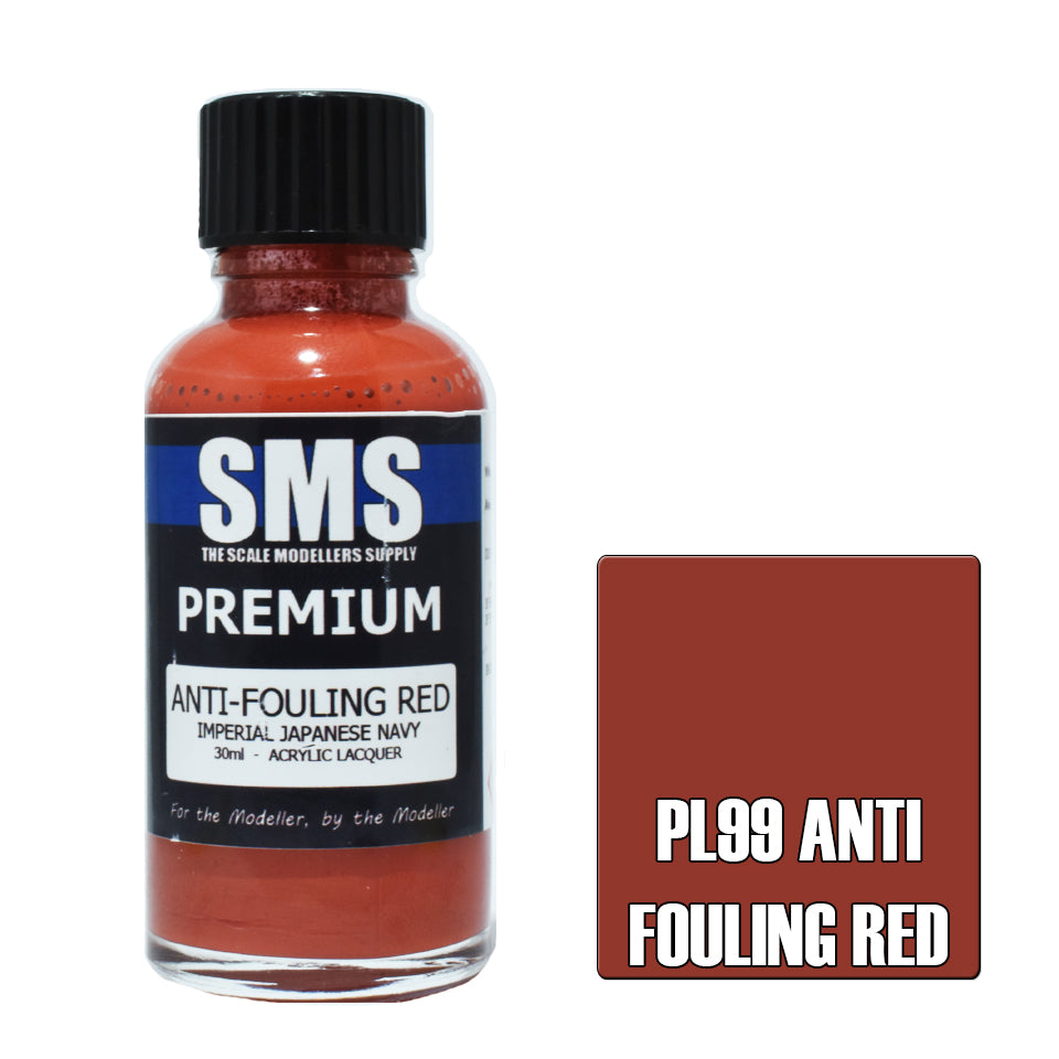 Airbrush Paint 30ml Premium Anti Fouling Red Acrylic Lacquer Scale Modellers Supply | Formula