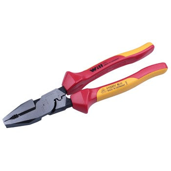 Will Heavy Duty Linesman Plier Insulated with Crimping Function 220mm VDE | Hobeca