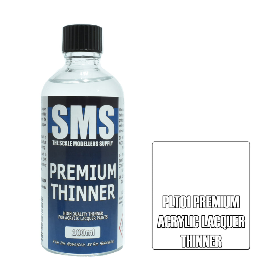 Airbrush Paint 100ml Thinners Acrylic Lacquer Scale Modellers Supply | Formula