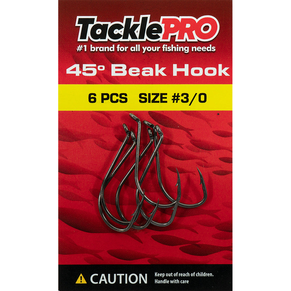 TacklePro 45deg. Beak Hook #3/0 - 6pc | ISL
