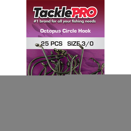 TacklePro Octopus Circle Hook 3/0 - 25pc | ISL