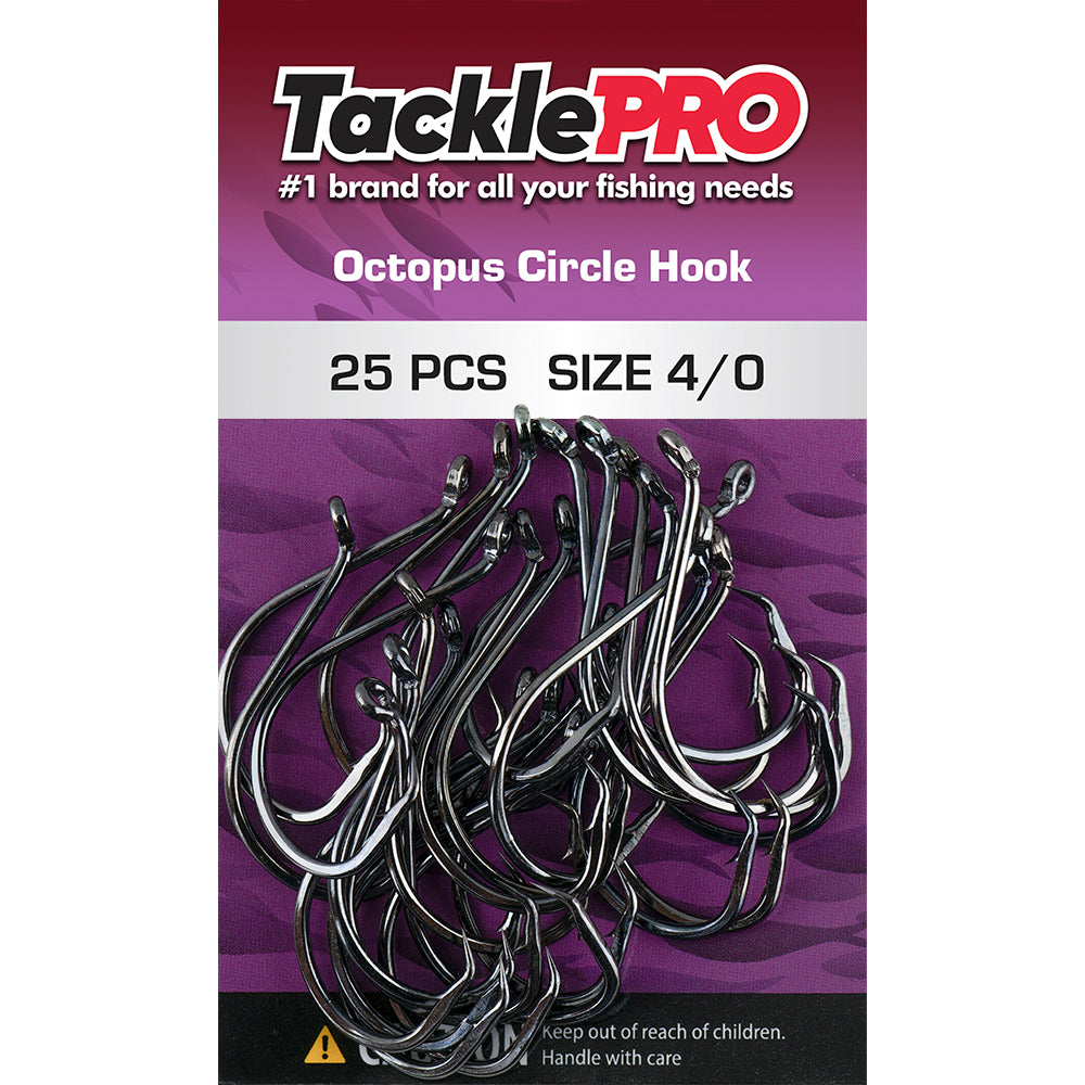 TacklePro Octopus Circle Hook 4/0 - 25pc | ISL