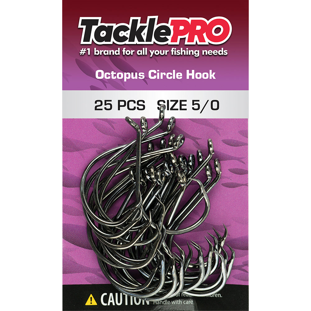 TacklePro Octopus Circle Hook 5/0 - 25pc | ISL